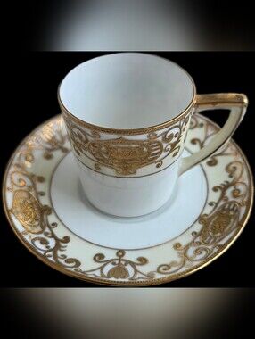 Vintage Noritake No 175 Christmas Ball Demitasse Set
